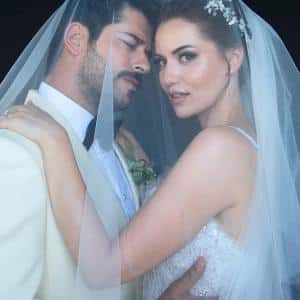 Burak Ozcivit and Fahriye Evcen