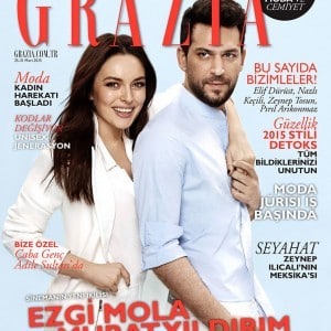 Ezgi Mola and Murat Yildirim - Grazia Magazine Cover