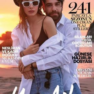 Neslihan Atagul and Kadir Dogulu - Marie Claire Magazine Cover