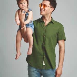 Uraz Kaygilaroglu and his daughter Ada Kaygilaroglu