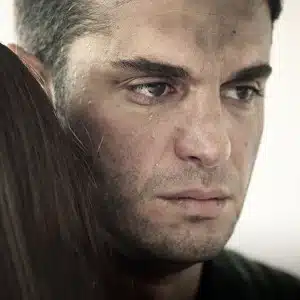 Berk Oktay crying