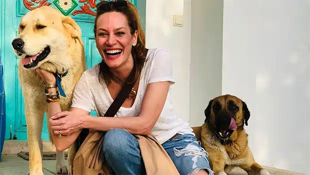 Ebru Cundubeyoglu and Dogs