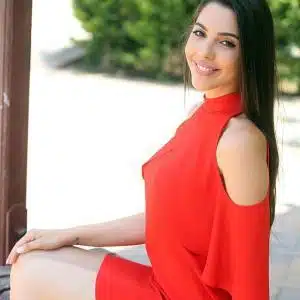 Pelin Uluksar (Red Dress)