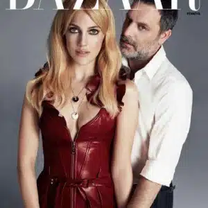 Ozan Guven and Meryem Uzerli - Bazaar Magazine Cover