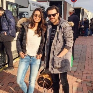 Mehmet Mehmedof and his girlfriend