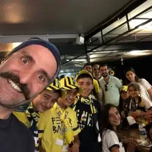 Timur Acar and Fenerbahce Football Team Fans