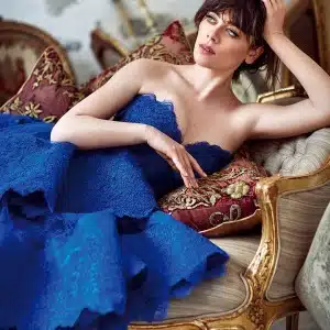 Demet Evgar Blue Dress