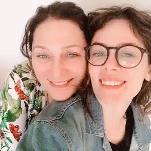 Demet Evgar and Her Mom