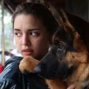 Seda Turkmen and Dog